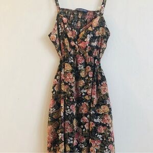 Brandy Melville Open Back Floral Dress with straps